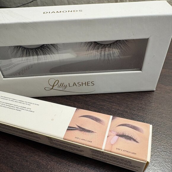 Lilly Lashes Faux Mink (Diamond) & Clear Power Liner - Picture 9 of 9